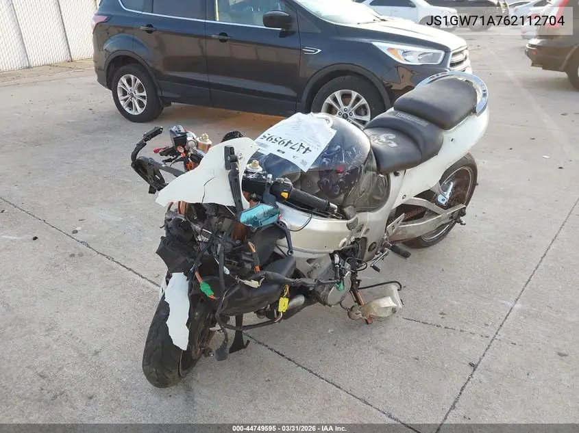 2006 Suzuki Gsx1300 R VIN: JS1GW71A762112704 Lot: 44749595