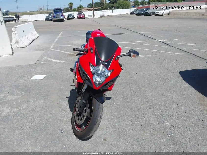 2006 Suzuki Gsx-R1000 VIN: JS1GT76A462102083 Lot: 45160398