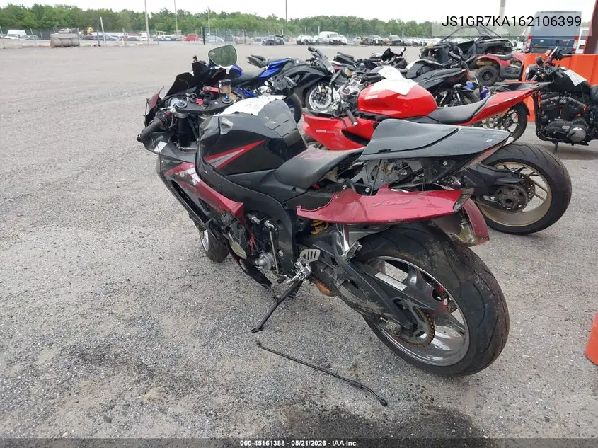 2006 Suzuki Gsx-R750 K6 VIN: JS1GR7KA162106399 Lot: 45161388