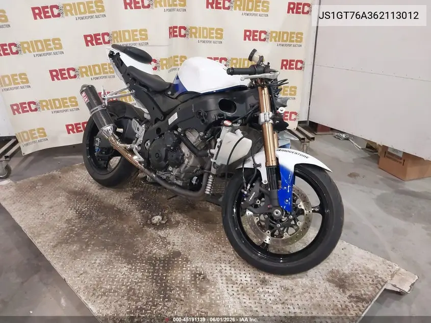 2006 Suzuki Gsx-R1000 VIN: JS1GT76A362113012 Lot: 45191139
