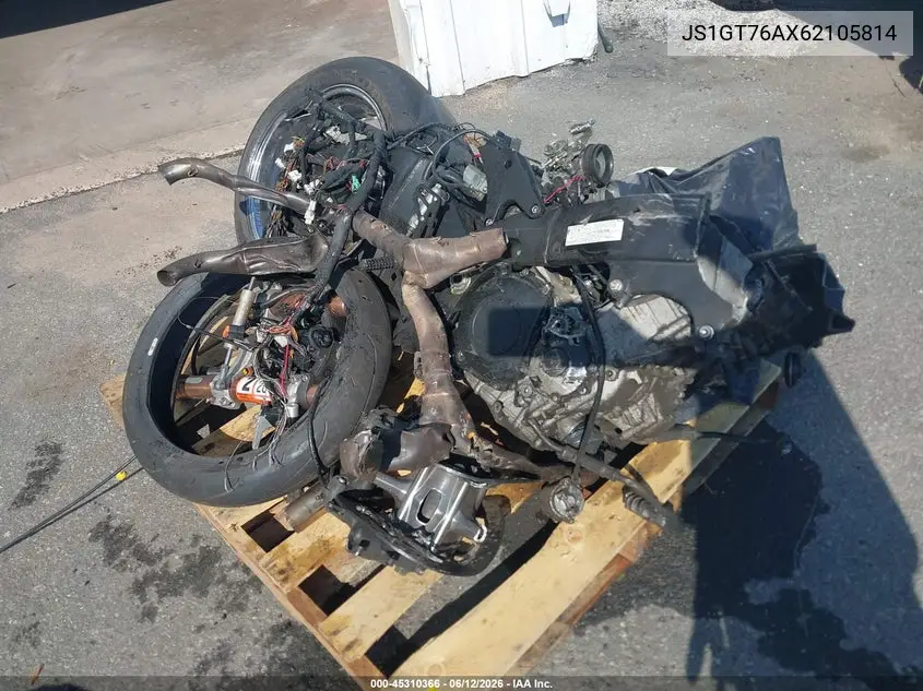 2006 Suzuki Gsx-R1000 VIN: JS1GT76AX62105814 Lot: 45310366