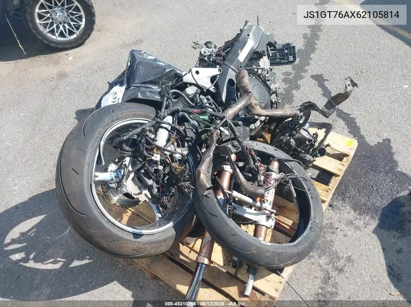 2006 Suzuki Gsx-R1000 VIN: JS1GT76AX62105814 Lot: 45310366