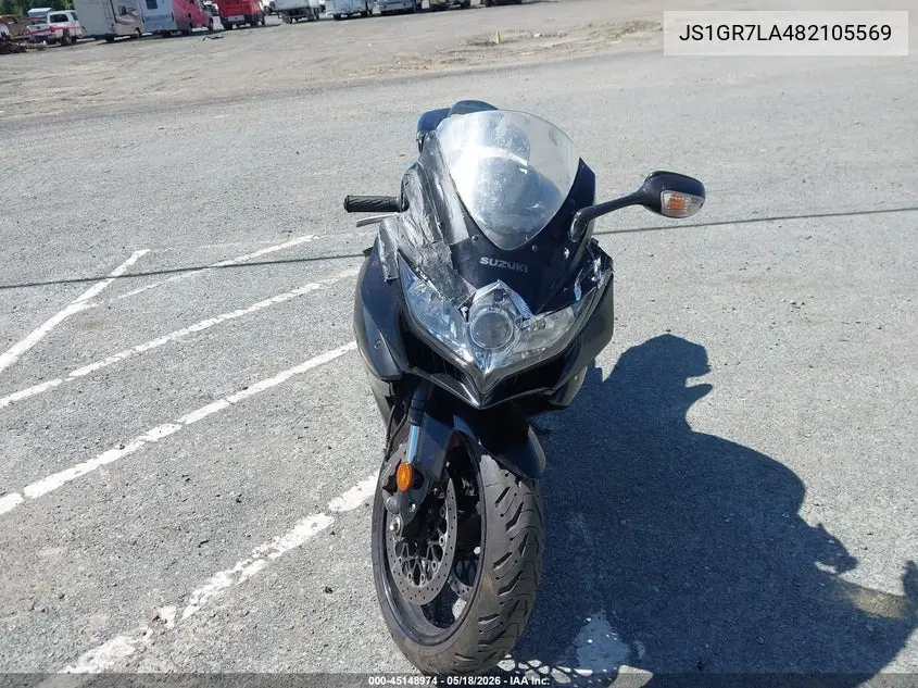 2008 Suzuki Gsx-R750 VIN: JS1GR7LA482105569 Lot: 45148974