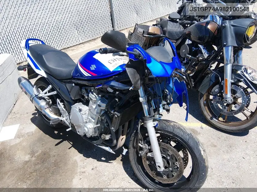 2008 Suzuki Gsx650 F VIN: JS1GP74A982100548 Lot: 45262453