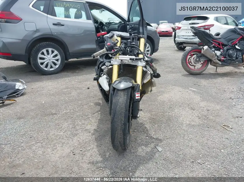 2012 Suzuki Gsx750 VIN: JS1GR7MA2C2100037 Lot: 12637446