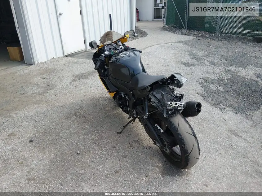 2012 Suzuki Gsx750 VIN: JS1GR7MA7C2101846 Lot: 45442315