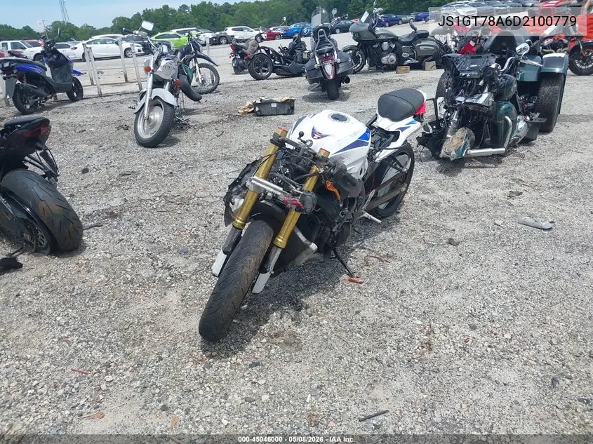 2013 Suzuki Gsx-R1000 VIN: JS1GT78A6D2100779 Lot: 45046000