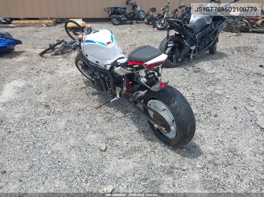 2013 Suzuki Gsx-R1000 VIN: JS1GT78A6D2100779 Lot: 45046000