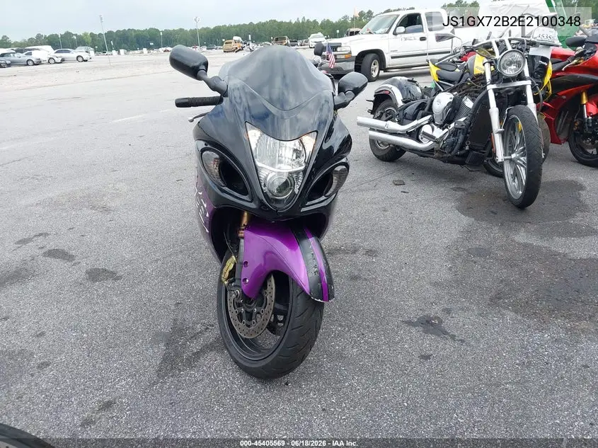 2014 Suzuki Gsx1300 Ra VIN: JS1GX72B2E2100348 Lot: 45405569