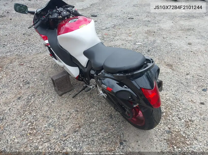2015 Suzuki Gsx1300 Ra VIN: JS1GX72B4F2101244 Lot: 45625317