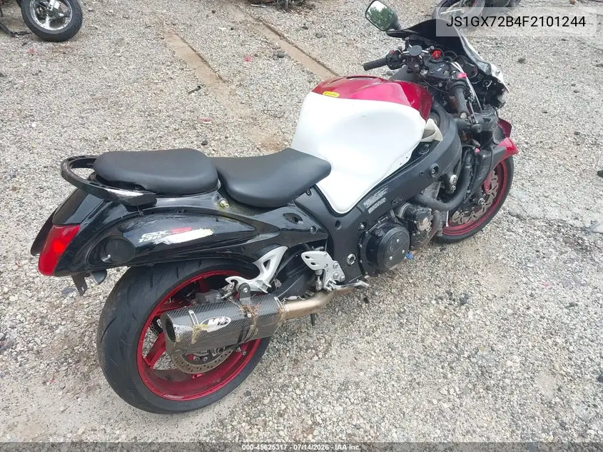2015 Suzuki Gsx1300 Ra VIN: JS1GX72B4F2101244 Lot: 45625317