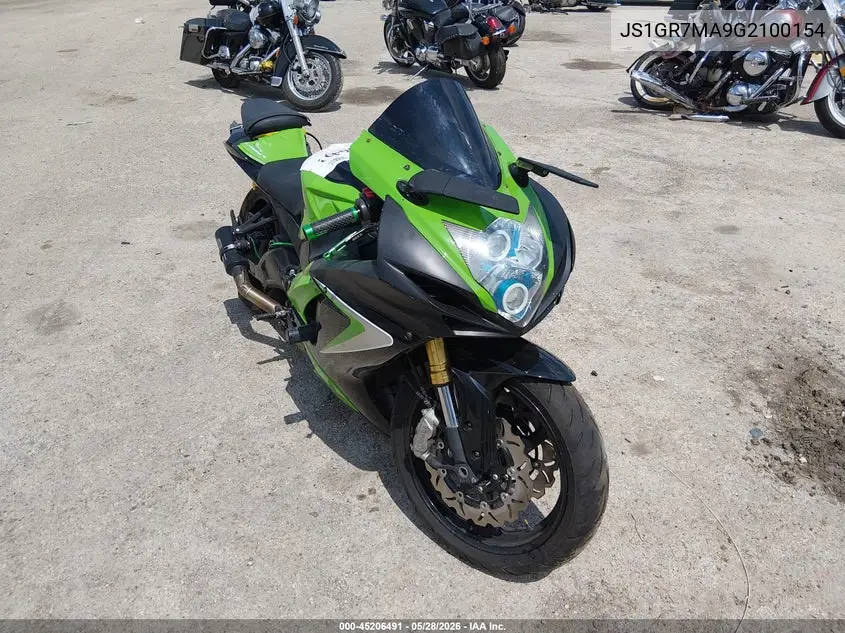2016 Suzuki Gsx-R750 VIN: JS1GR7MA9G2100154 Lot: 45206491