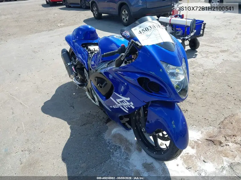2017 Suzuki Gsx1300 Ra VIN: JS1GX72B1H2100541 Lot: 45038982