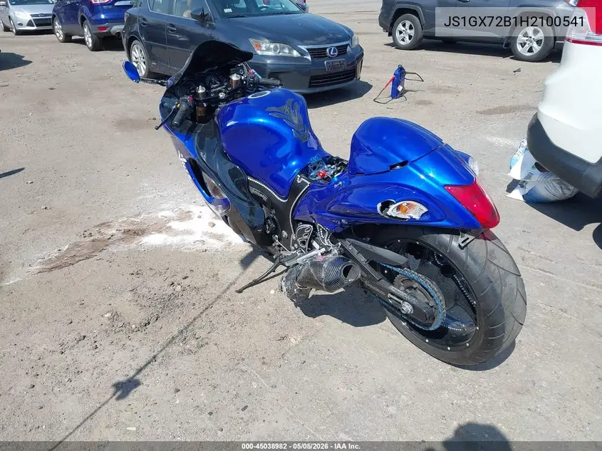 2017 Suzuki Gsx1300 Ra VIN: JS1GX72B1H2100541 Lot: 45038982