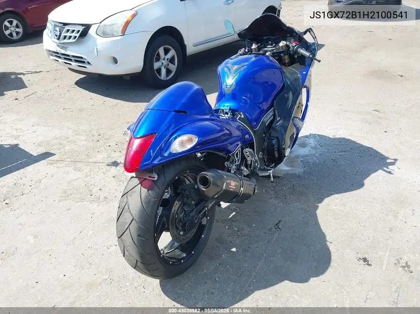 2017 Suzuki Gsx1300 Ra VIN: JS1GX72B1H2100541 Lot: 45038982