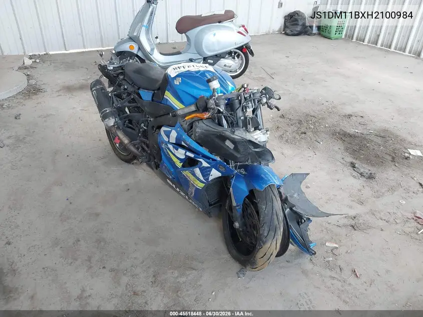 2017 Suzuki Gsx-R1000 VIN: JS1DM11BXH2100984 Lot: 45518448