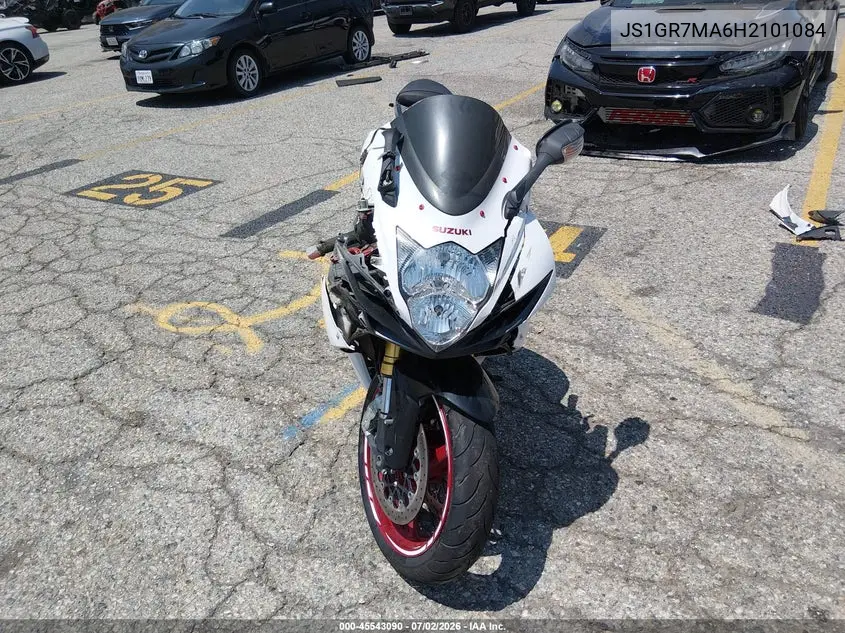 2017 Suzuki Gsx-R750 VIN: JS1GR7MA6H2101084 Lot: 45543090