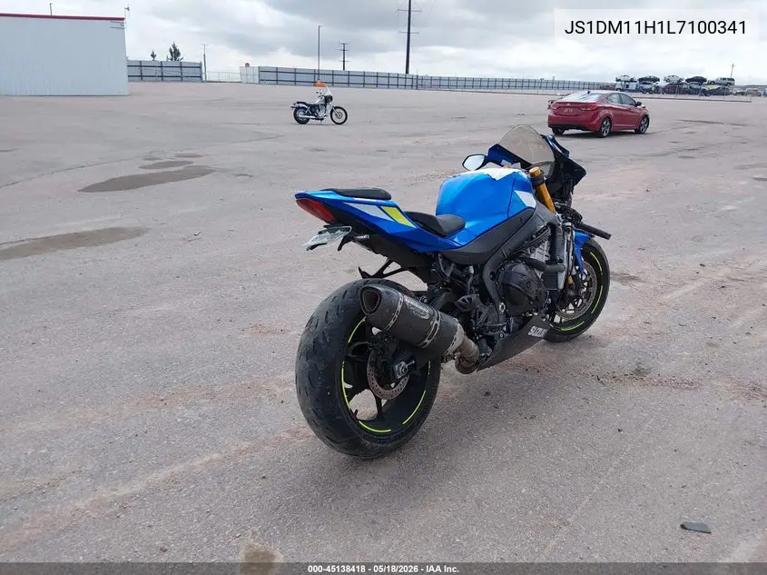 2020 Suzuki Gsx-R1000 R VIN: JS1DM11H1L7100341 Lot: 45138418