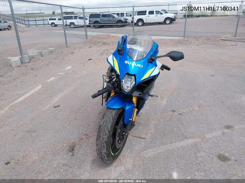 2020 Suzuki Gsx-R1000 R VIN: JS1DM11H1L7100341 Lot: 45138418