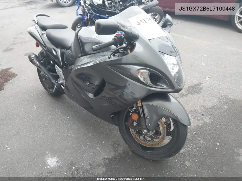 2020 Suzuki Gsx1300 Ra VIN: JS1GX72B6L7100448 Lot: 45175137