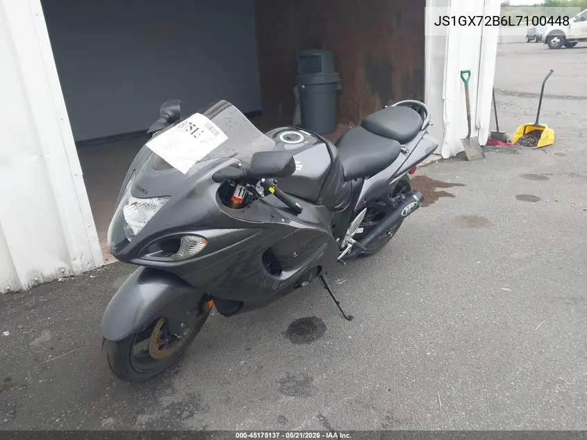 2020 Suzuki Gsx1300 Ra VIN: JS1GX72B6L7100448 Lot: 45175137
