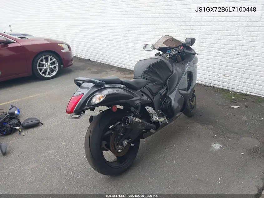 2020 Suzuki Gsx1300 Ra VIN: JS1GX72B6L7100448 Lot: 45175137