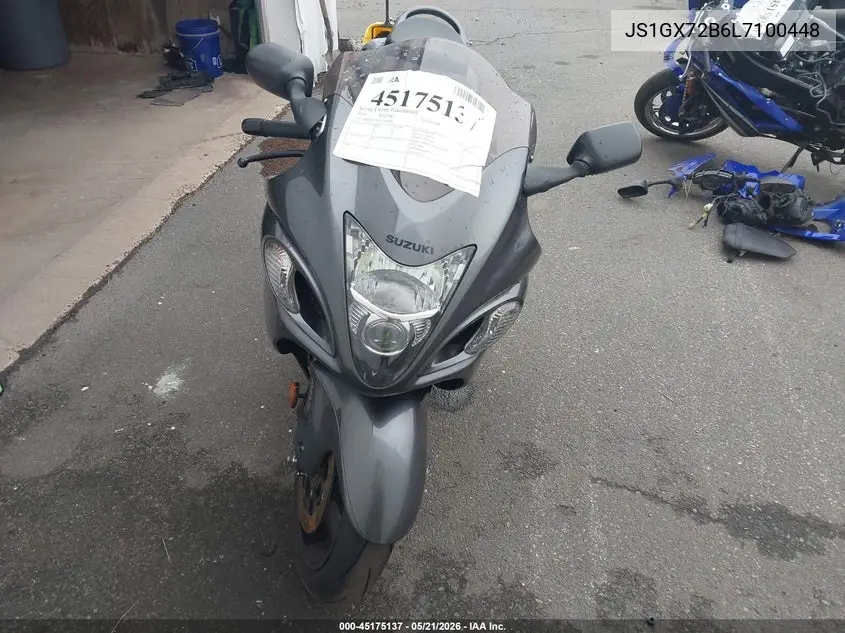 2020 Suzuki Gsx1300 Ra VIN: JS1GX72B6L7100448 Lot: 45175137