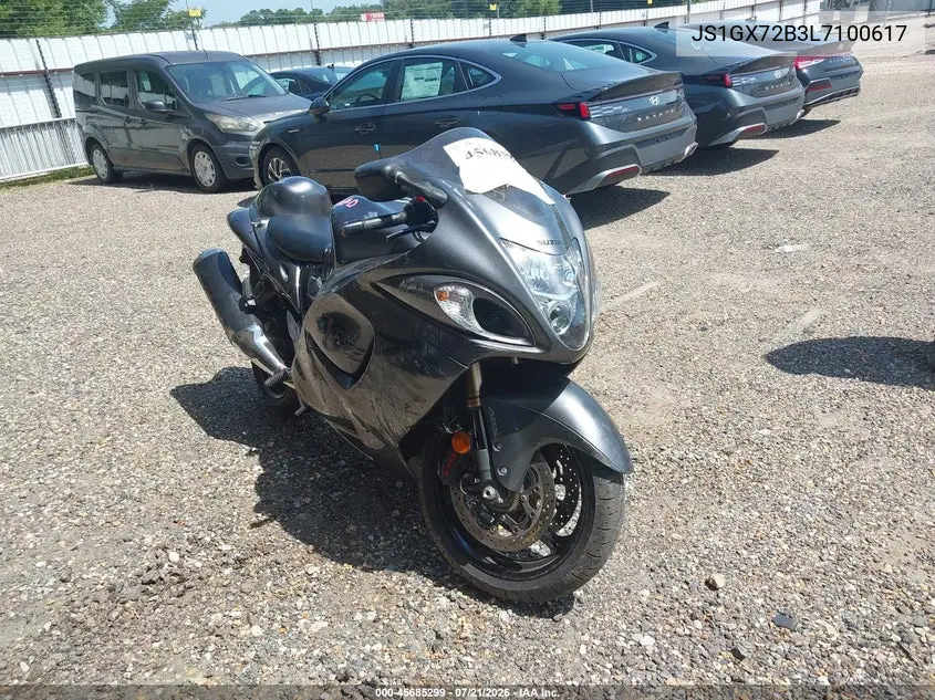 2020 Suzuki Gsx1300 Ra VIN: JS1GX72B3L7100617 Lot: 45685299