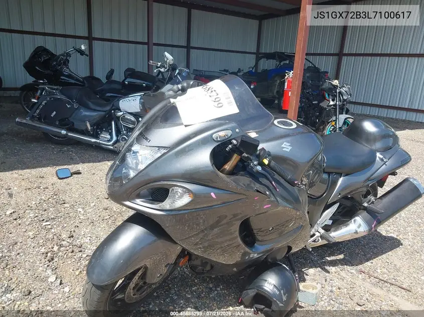 2020 Suzuki Gsx1300 Ra VIN: JS1GX72B3L7100617 Lot: 45685299