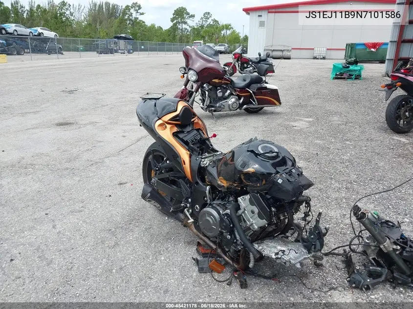 2022 Suzuki Gsx1300 Rr VIN: JS1EJ11B9N7101586 Lot: 45421178