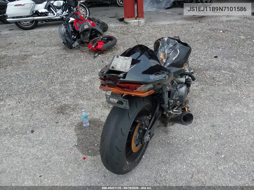 2022 Suzuki Gsx1300 Rr VIN: JS1EJ11B9N7101586 Lot: 45421178