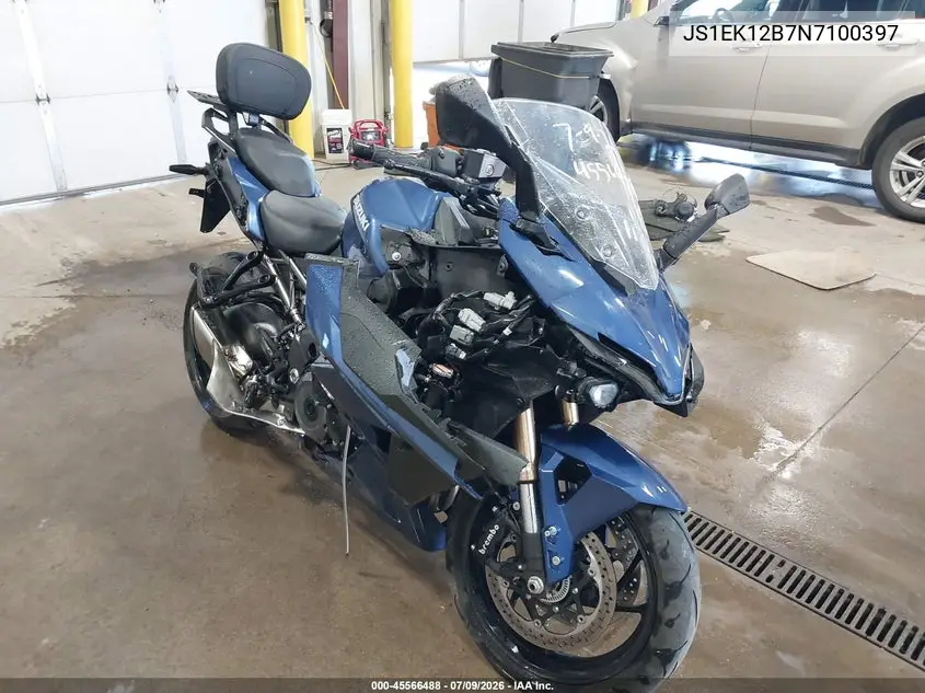 2022 Suzuki Gsx1000 Gt/Gt+ VIN: JS1EK12B7N7100397 Lot: 45566488