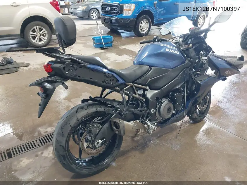 2022 Suzuki Gsx1000 Gt/Gt+ VIN: JS1EK12B7N7100397 Lot: 45566488