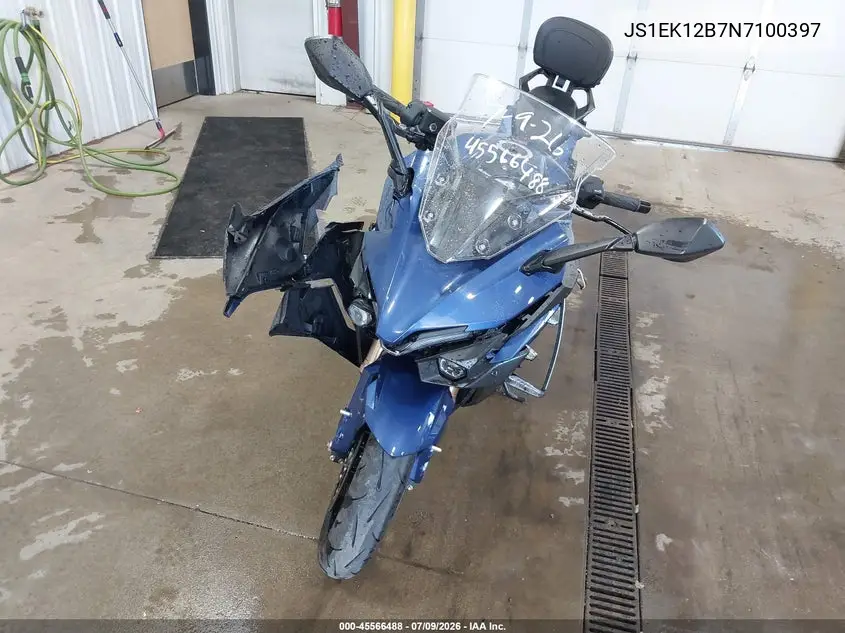 2022 Suzuki Gsx1000 Gt/Gt+ VIN: JS1EK12B7N7100397 Lot: 45566488