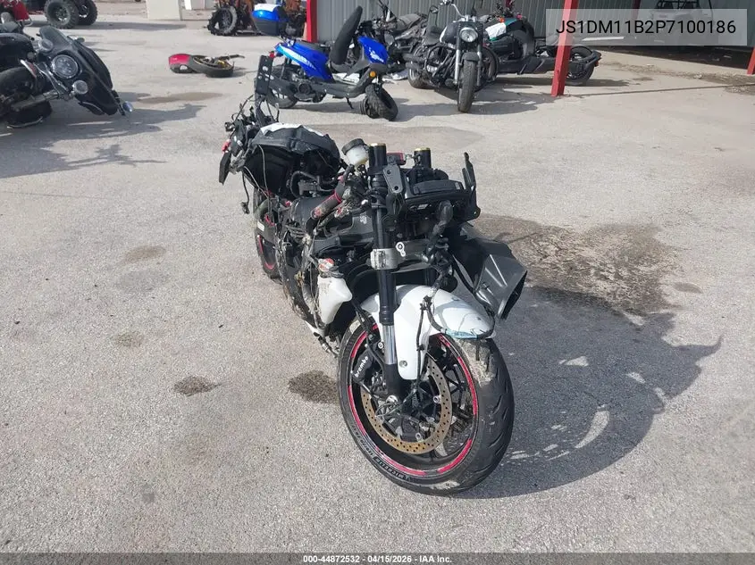 2023 Suzuki Gsx-R1000 VIN: JS1DM11B2P7100186 Lot: 44872532