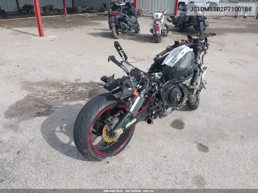 2023 Suzuki Gsx-R1000 VIN: JS1DM11B2P7100186 Lot: 44872532