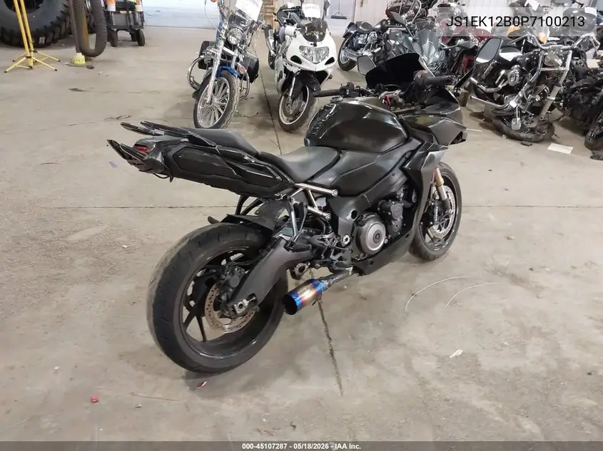 2023 Suzuki Gsx1000 Gt/Gt+ VIN: JS1EK12B0P7100213 Lot: 45107287