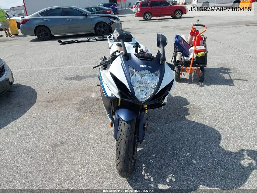 2023 Suzuki Gsx-R750 VIN: JS1GR7MA8P7100455 Lot: 45223110