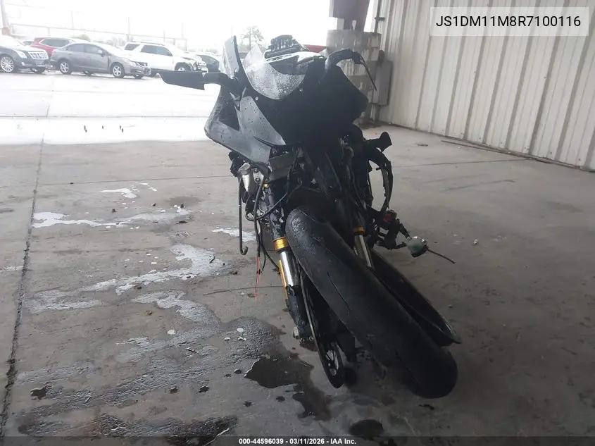 2024 Suzuki Gsx-R1000 R VIN: JS1DM11M8R7100116 Lot: 44596039