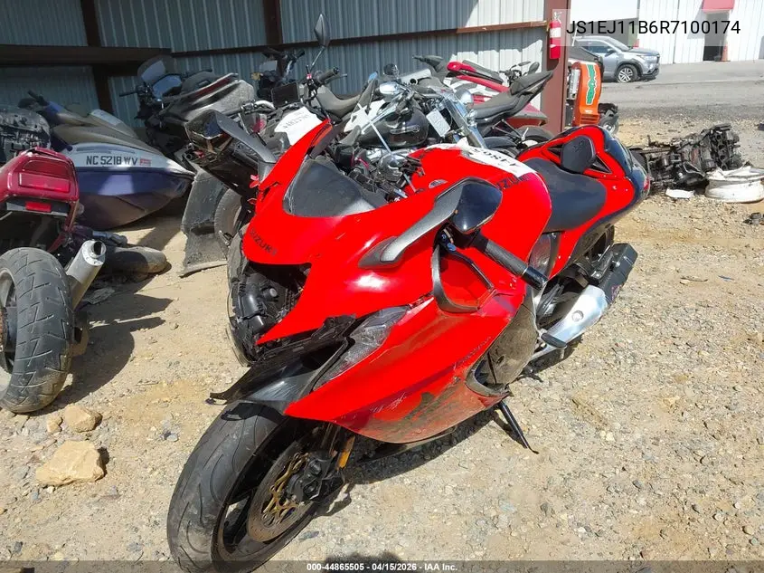 2024 Suzuki Gsx1300 Rr VIN: JS1EJ11B6R7100174 Lot: 44865505