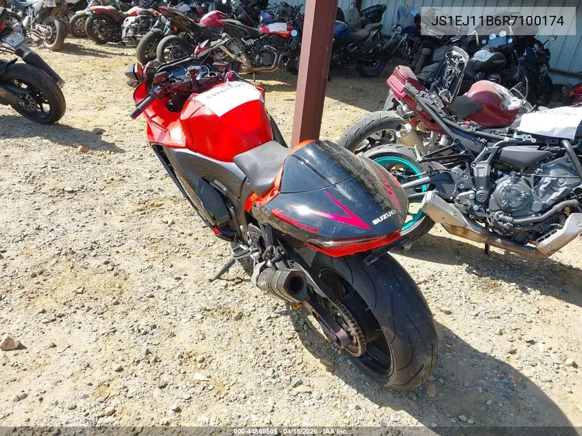 2024 Suzuki Gsx1300 Rr VIN: JS1EJ11B6R7100174 Lot: 44865505