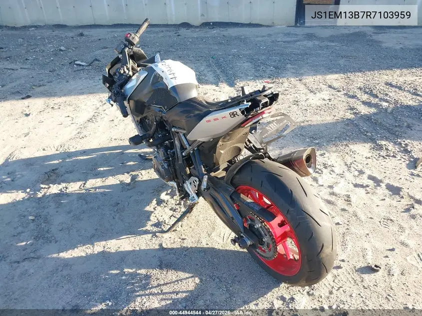 2024 Suzuki Gsx800 F VIN: JS1EM13B7R7103959 Lot: 44944544