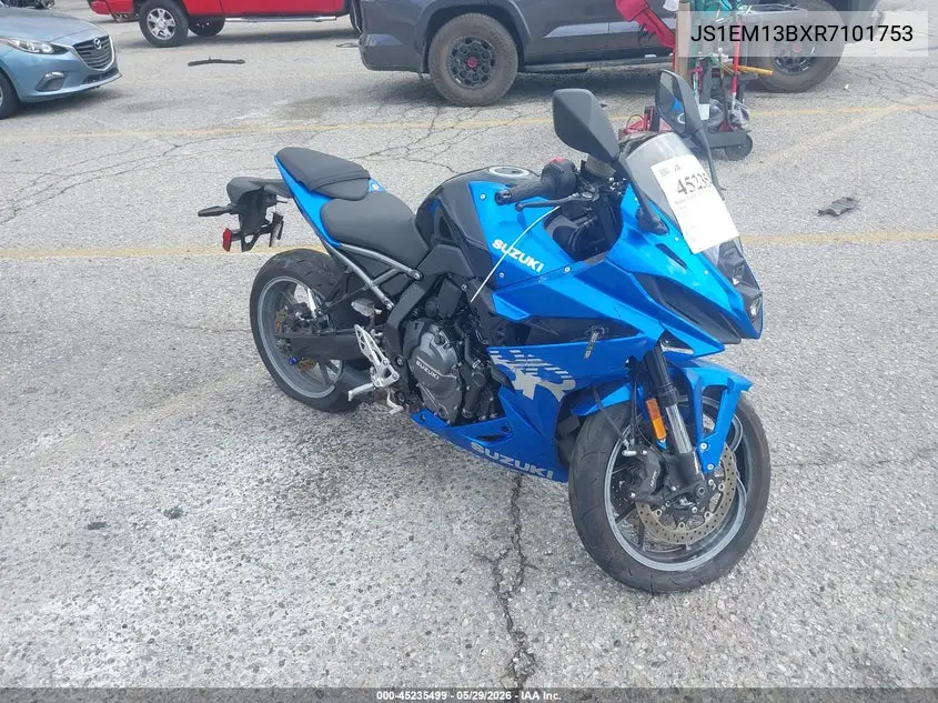 2024 Suzuki Gsx800 F VIN: JS1EM13BXR7101753 Lot: 45235499