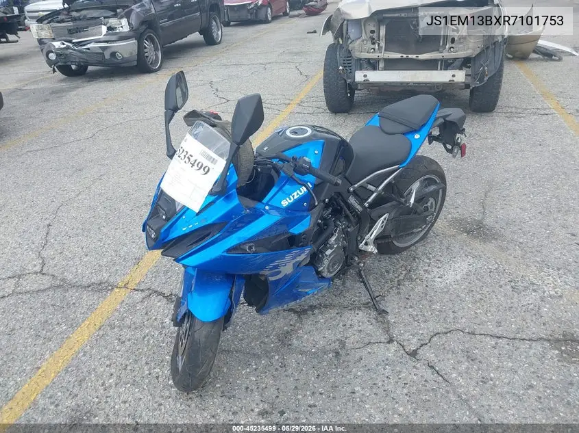 2024 Suzuki Gsx800 F VIN: JS1EM13BXR7101753 Lot: 45235499
