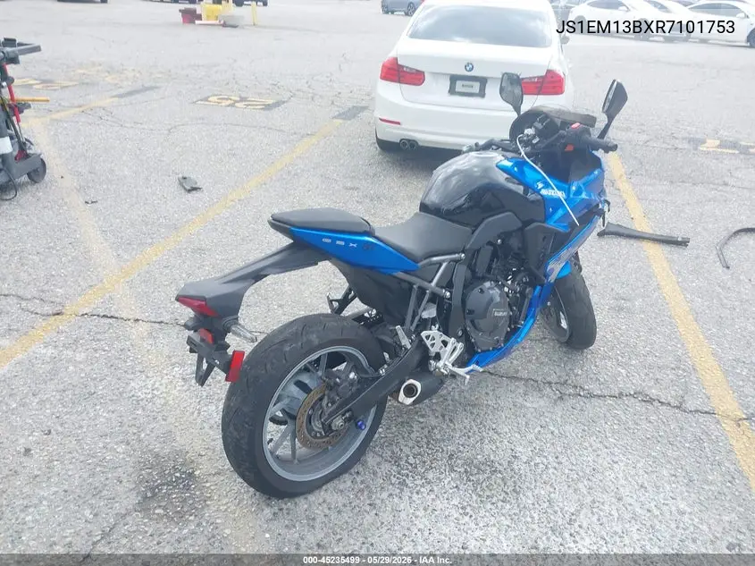 2024 Suzuki Gsx800 F VIN: JS1EM13BXR7101753 Lot: 45235499
