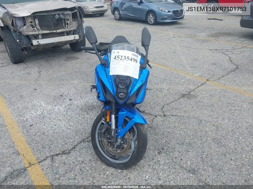 2024 Suzuki Gsx800 F VIN: JS1EM13BXR7101753 Lot: 45235499