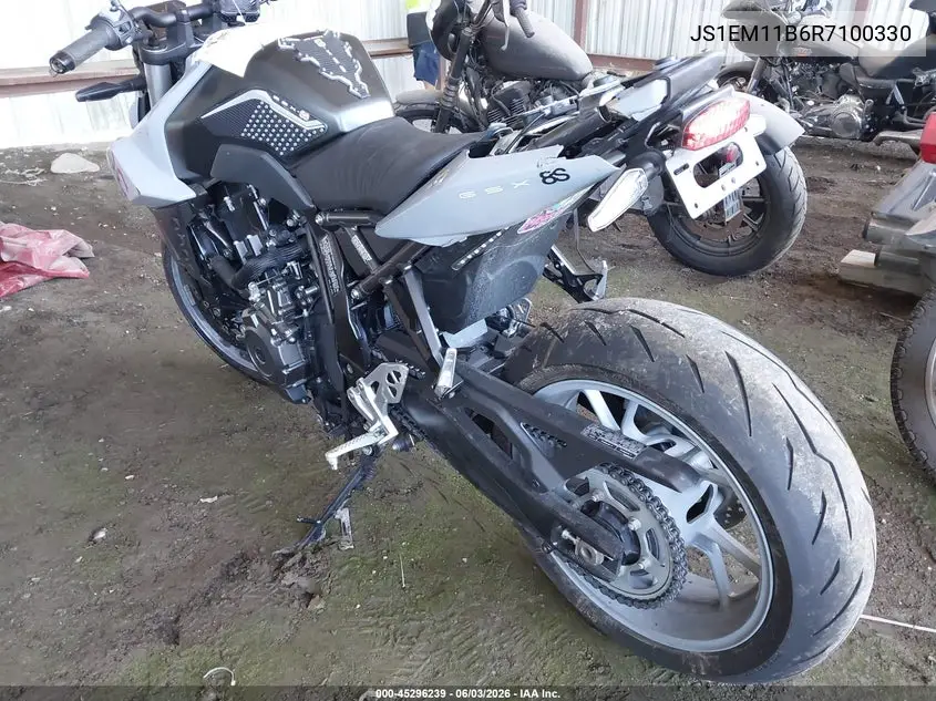 2024 Suzuki Gsx800 R VIN: JS1EM11B6R7100330 Lot: 45296239