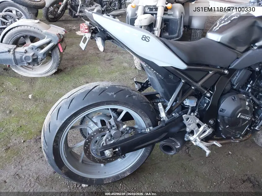 2024 Suzuki Gsx800 R VIN: JS1EM11B6R7100330 Lot: 45296239