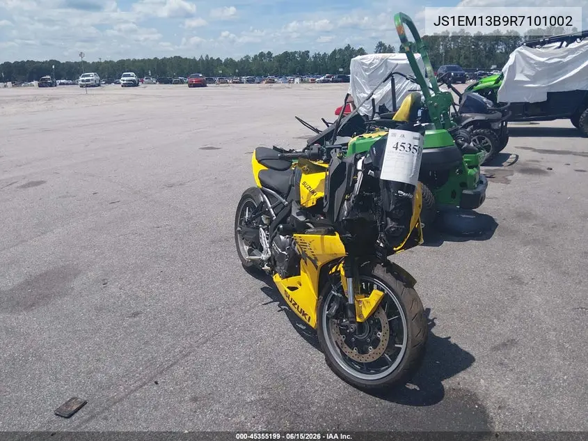 2024 Suzuki Gsx800 F VIN: JS1EM13B9R7101002 Lot: 45355199