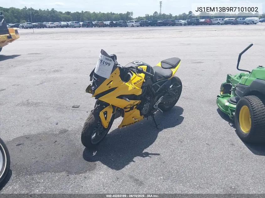 2024 Suzuki Gsx800 F VIN: JS1EM13B9R7101002 Lot: 45355199